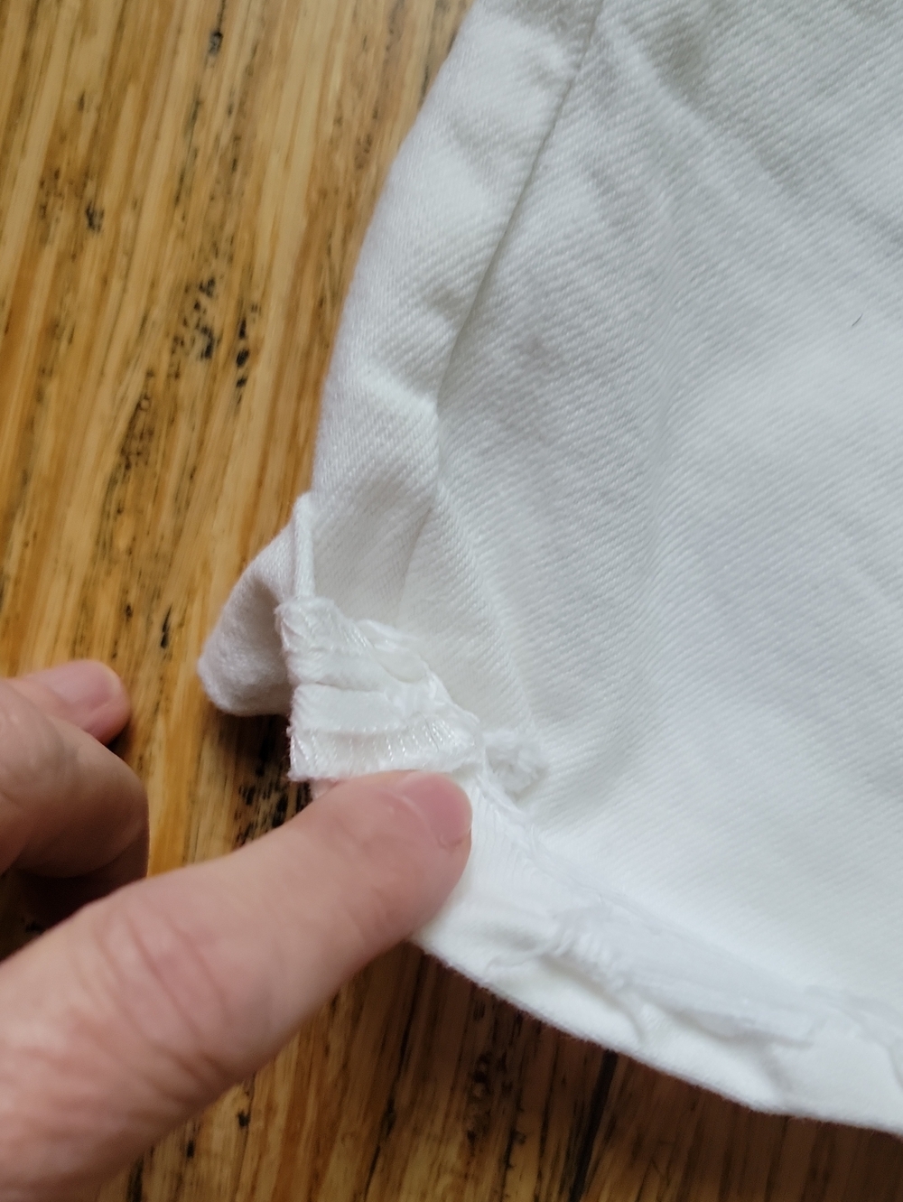Gap 4 Inch High Rise Short White Women's High-Rise Denim Shorts - Picture 4 of 8